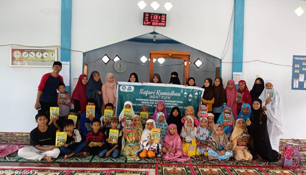 Tingkatkan Spritualitas, HMPS Sosiologi Agama FUAD Menggelar Safari Ramadan
