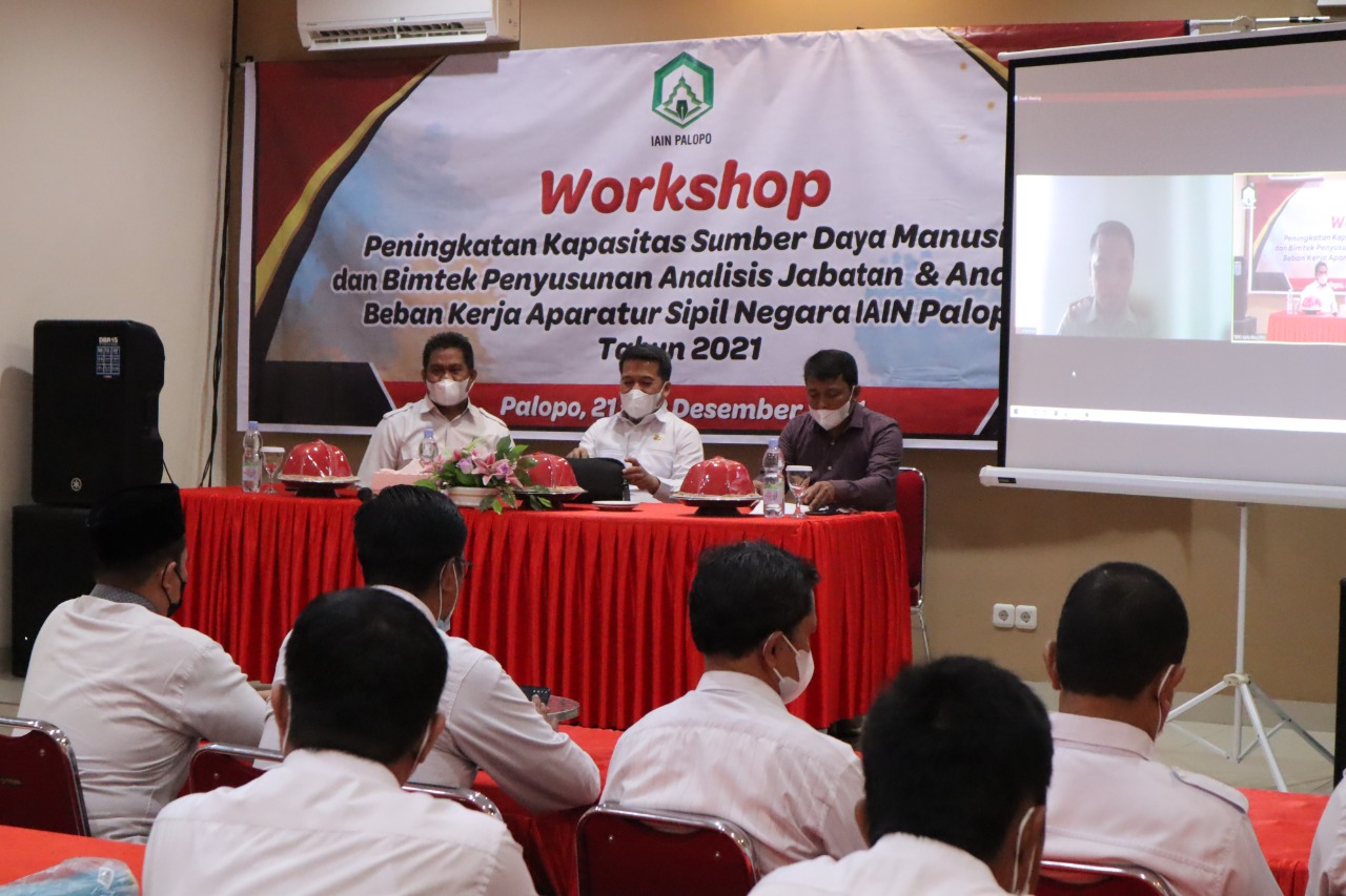 Tingkatkan SDM IAIN Palopo 72 ASN Ikuti Workshop dan Bimtek