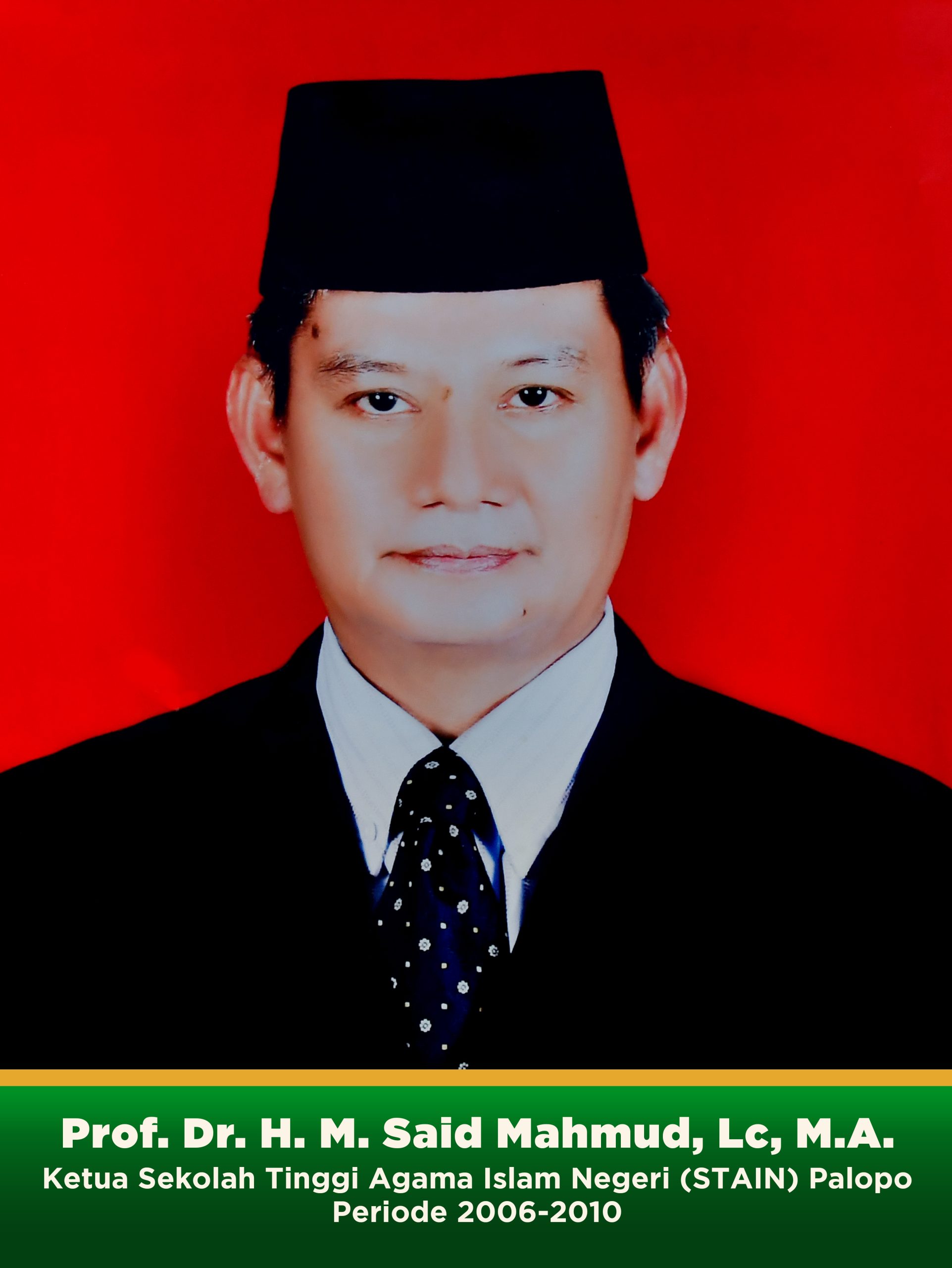 Prof. Dr. H. M. Said Mahmud, Lc, M.A.