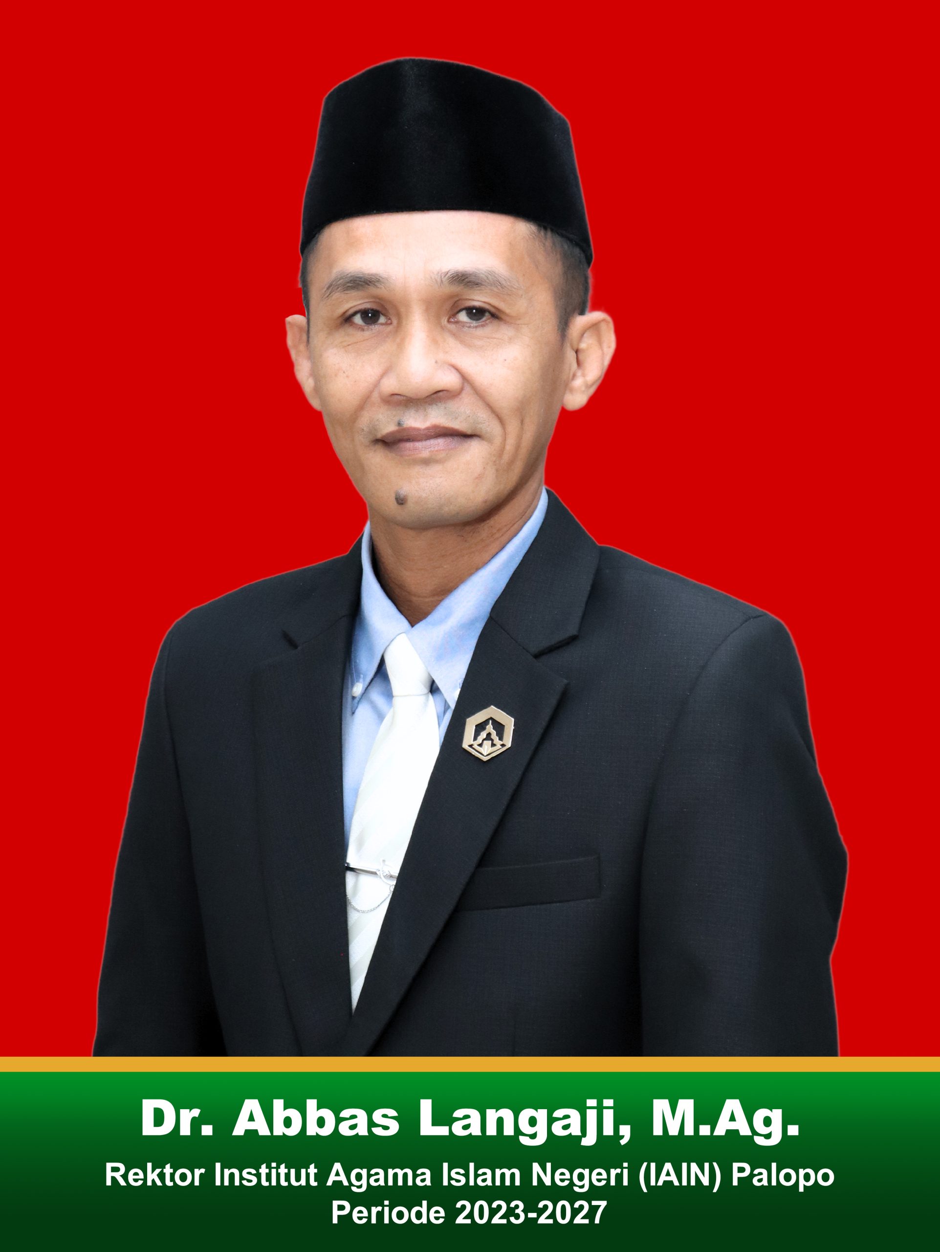Dr. Abbas Langaji, M.Ag.