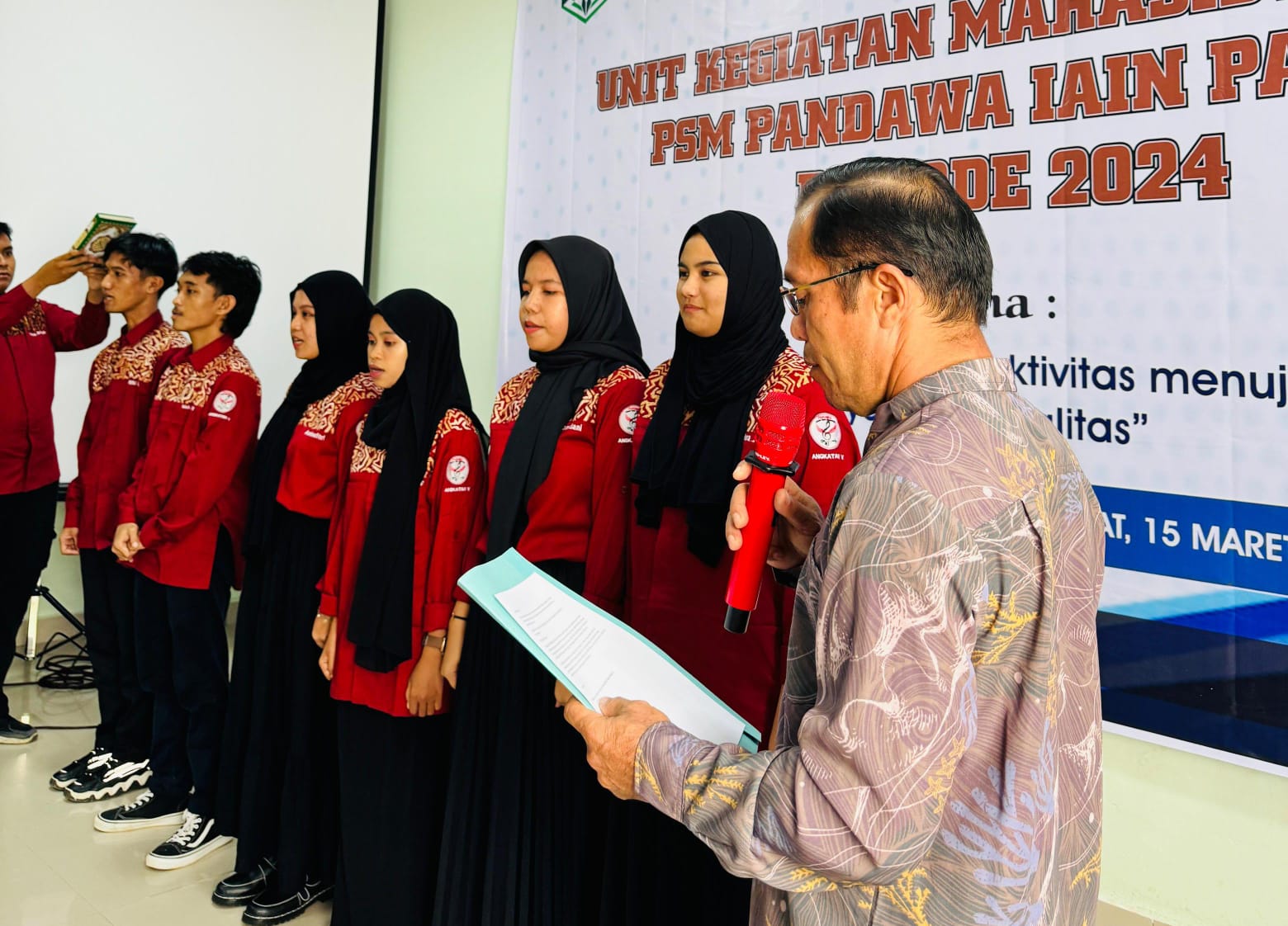 Lantik Pengurus Baru PSM Pandawa, Wakil Rektor III Pesankan Terus Berkarya