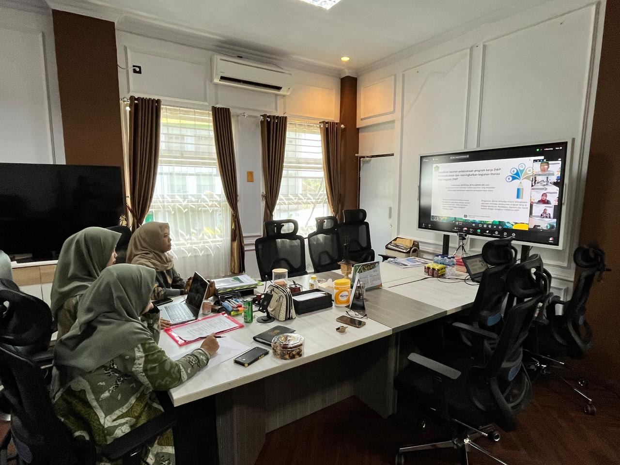 DWP UIN Palopo Ikuti Pelatihan Nasional E-Reporting DWP Kemenag RI