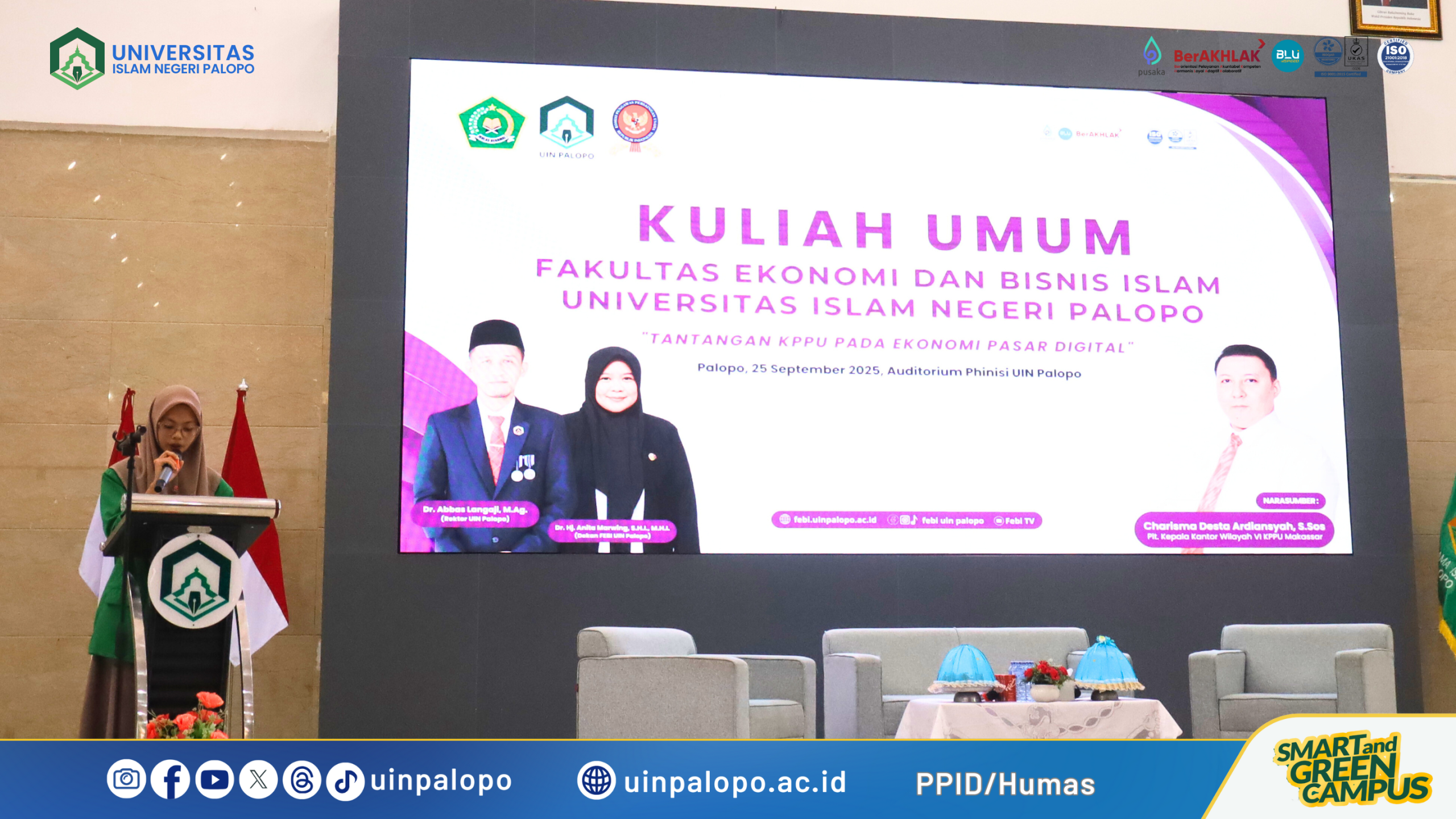 FEBI UIN Palopo Hadirkan Kakanwil VI KPPU Makassar, Bahas Persaingan Usaha di Era Digital