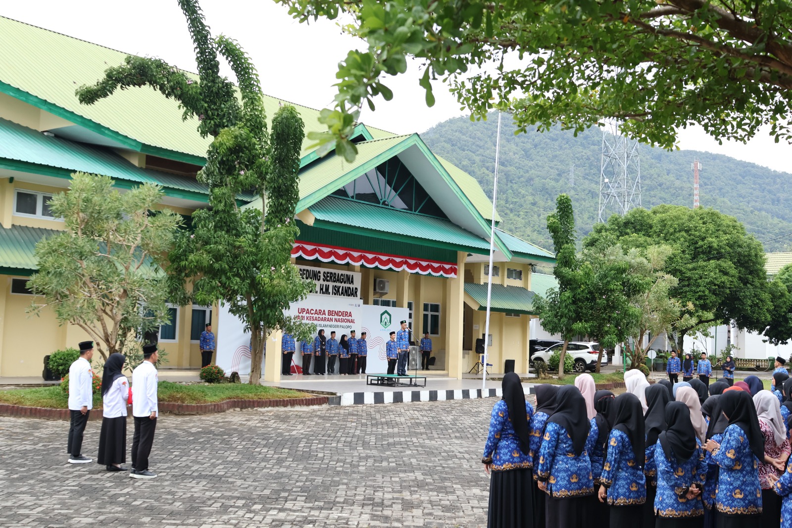 Upacara HKN, Rektor UIN Palopo Tekankan Kendali Diri di Era Informasi Cepat