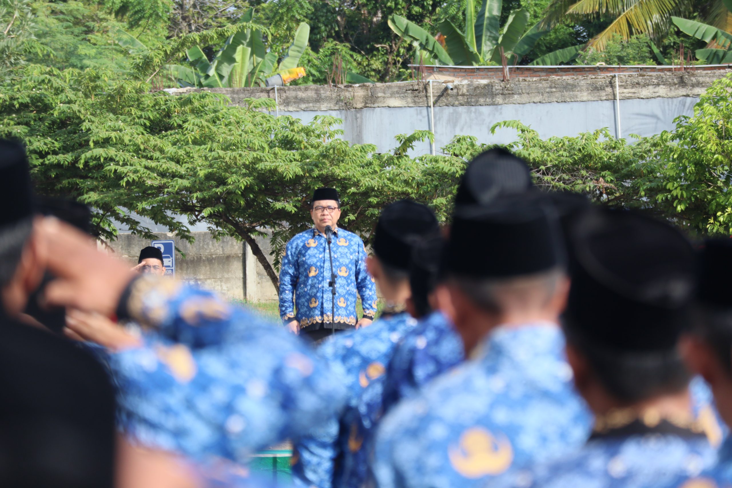 Upacara HKN UIN Palopo, Warek Ajak Sivitas Tinggalkan Jejak Kinerja yang Bermakna
