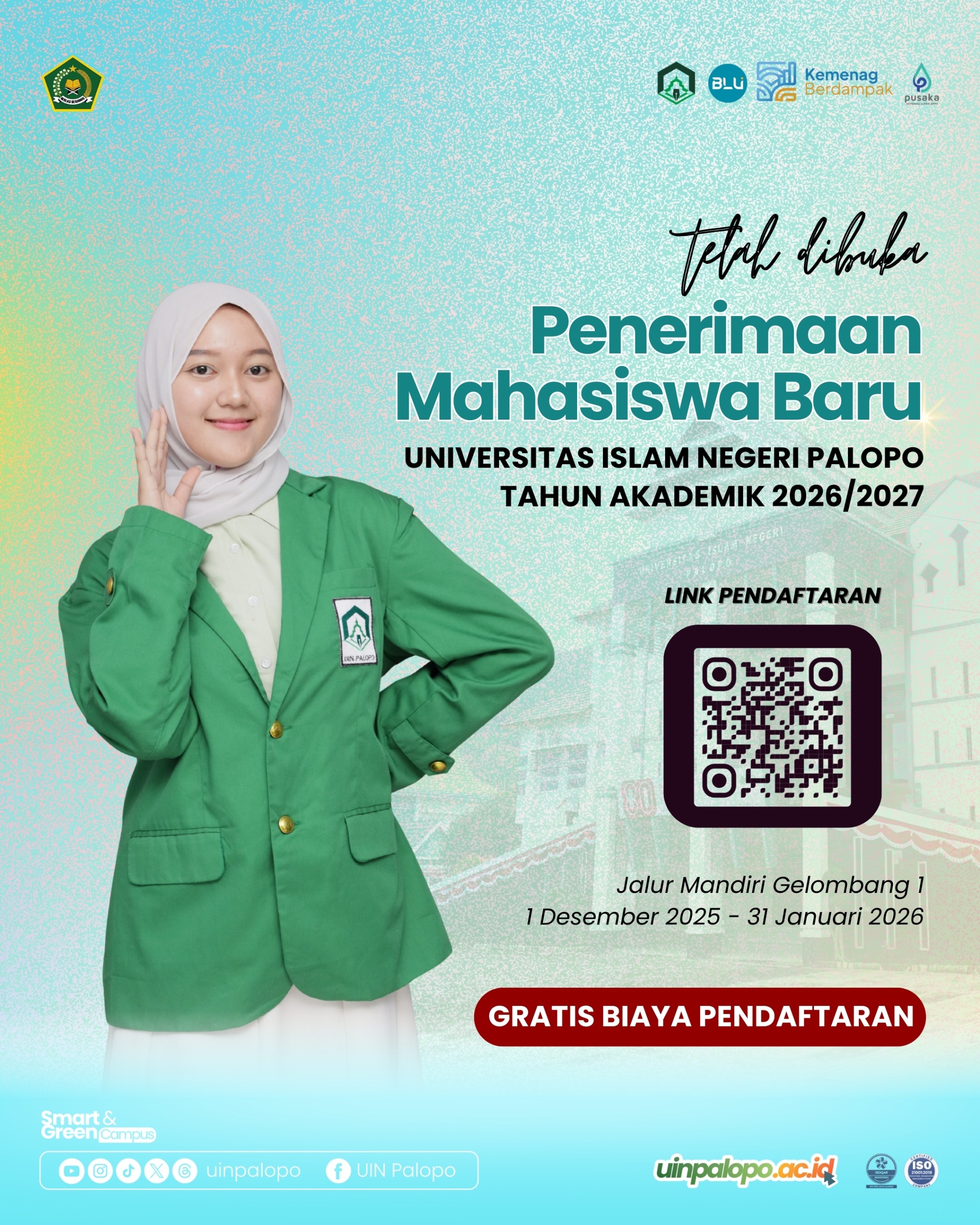 PMB UIN Palopo 2026/2027