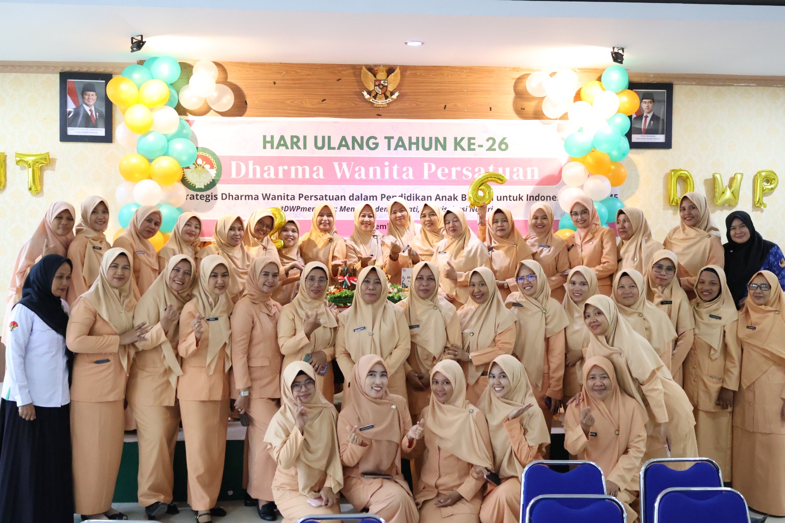 DWP UIN Palopo Ikuti Agenda Nasional HUT DWP Kemenag dan Hari Ibu 2025