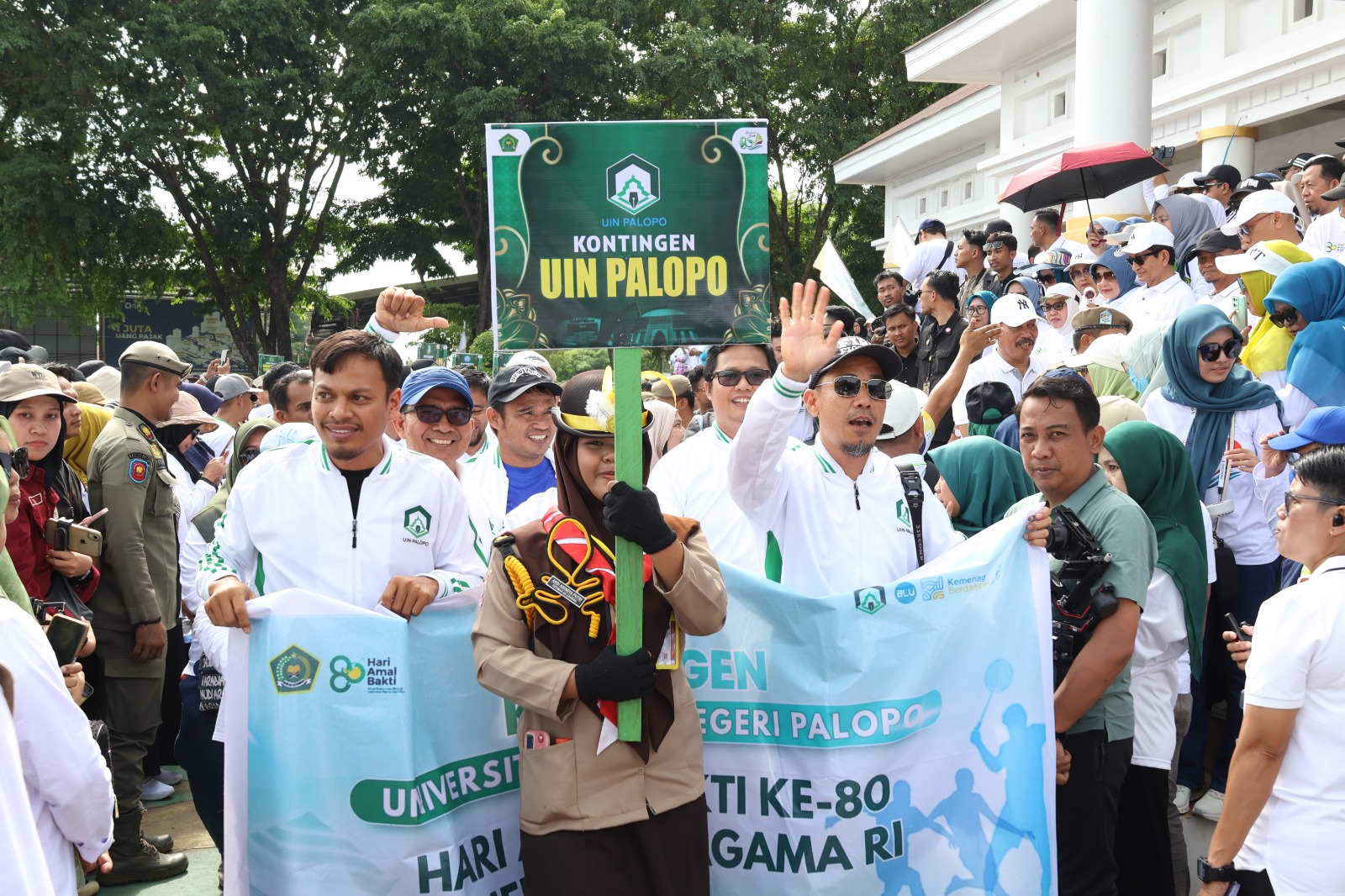 UIN Palopo Perkuat Kerukunan Lewat Partisipasi pada Porseni dan Jalan Santai HAB ke-80 di Bone