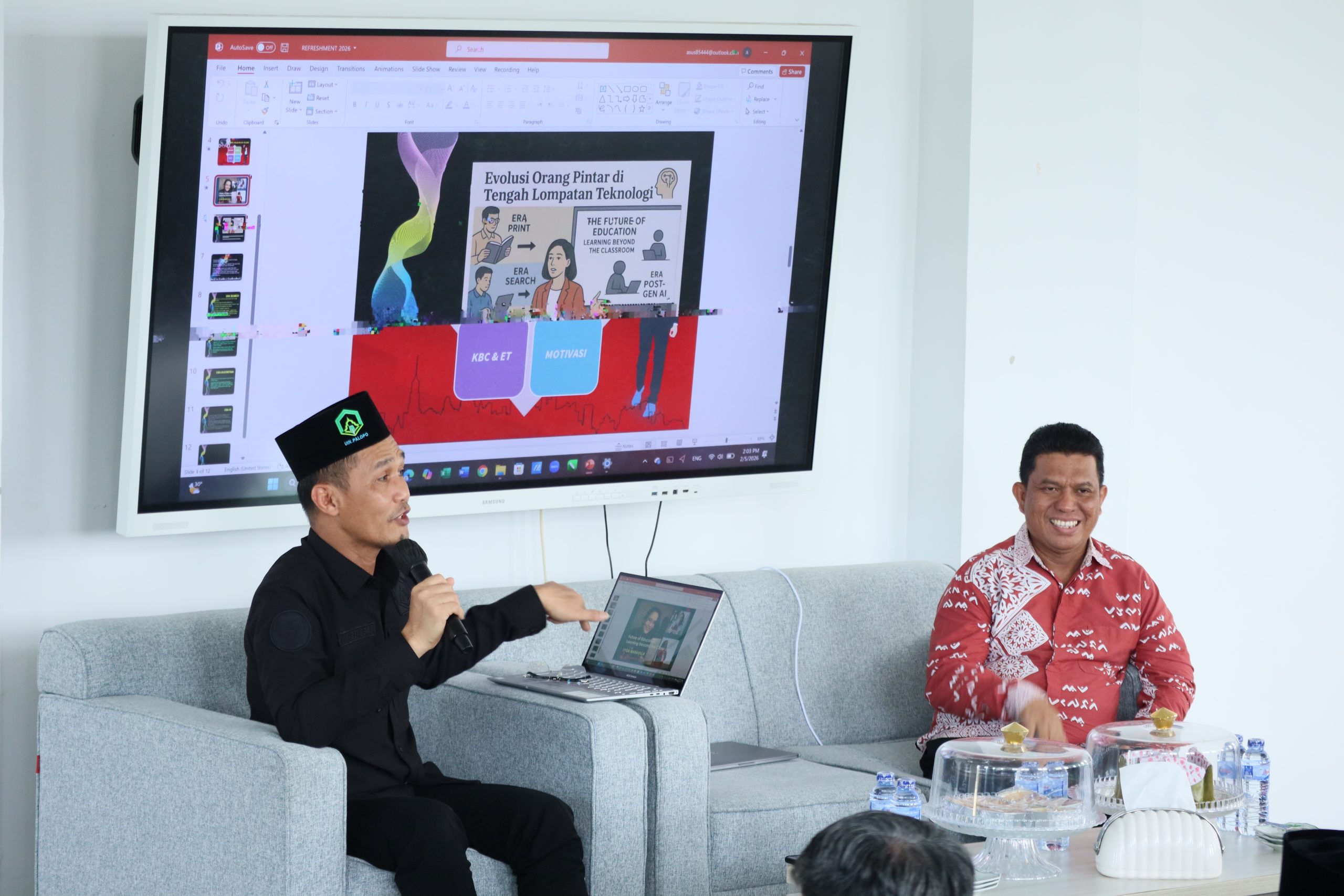 Refreshment Pimpinan UIN Palopo, Rektor Tekankan Integritas dan Kehati-hatian