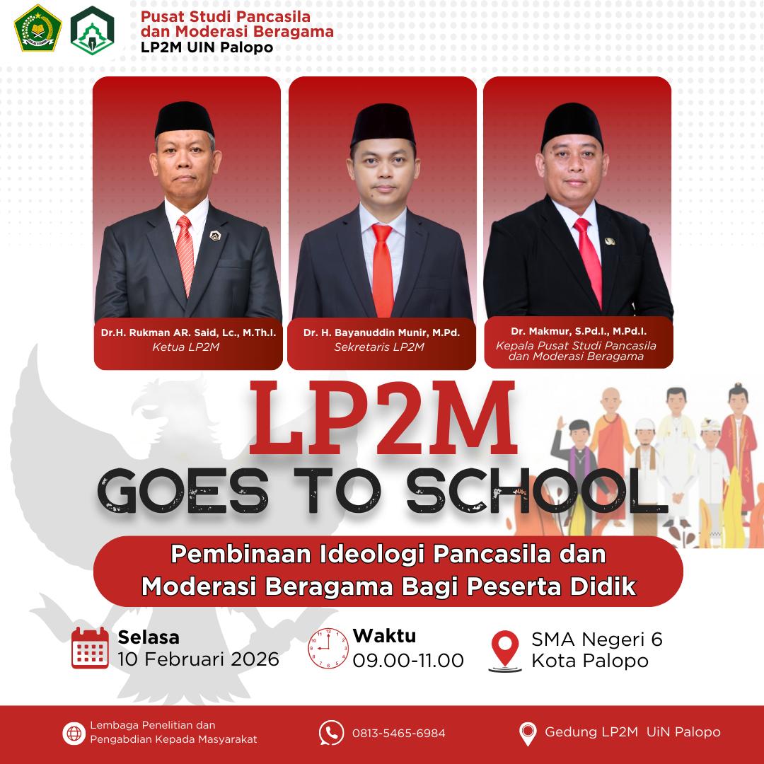 UIN Palopo Turun ke Sekolah, Perkuat Ideologi Pancasila dan Moderasi Beragama Generasi Muda