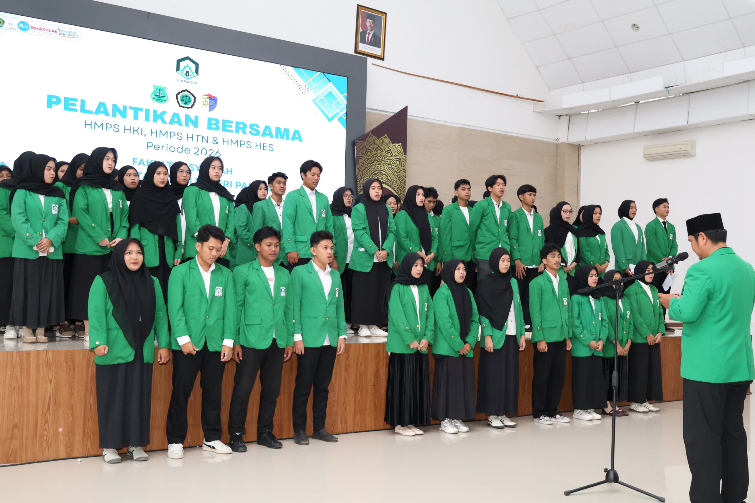 Pelantikan HMPS Syariah, UIN Palopo Perkuat Peran Mahasiswa dalam Pembinaan Akademik