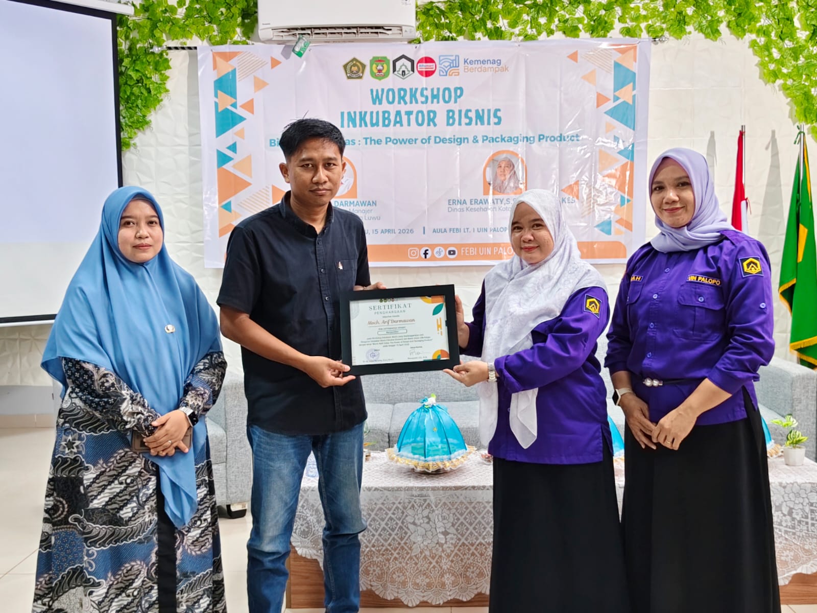 Bangun Ekosistem Kewirausahaan, FEBI UIN Palopo Gelar Workshop Inkubator Bisnis