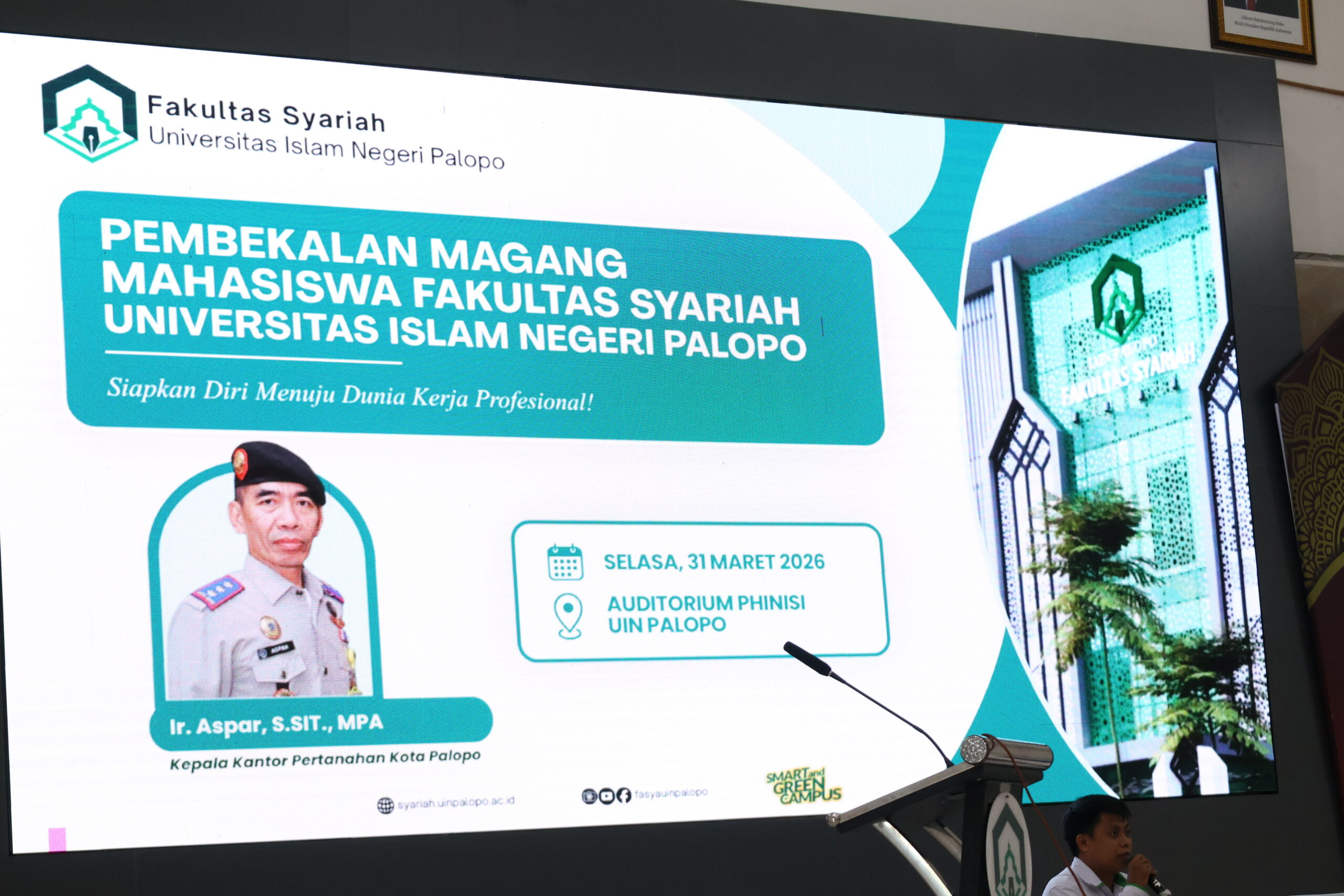 Kepala Kantah Palopo Bekali Mahasiswa Magang UIN Palopo Nilai Integritas dan Profesionalisme