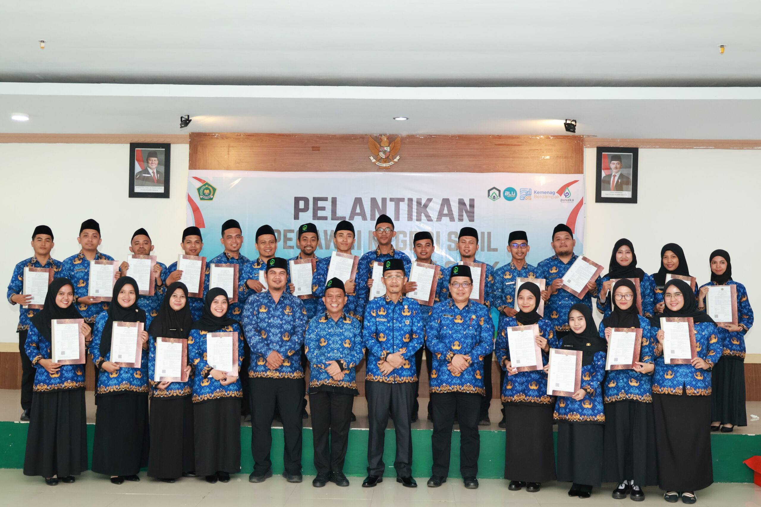 Menteri Agama Nasaruddin Umar Lantik 24 CPNS Jadi PNS UIN Palopo