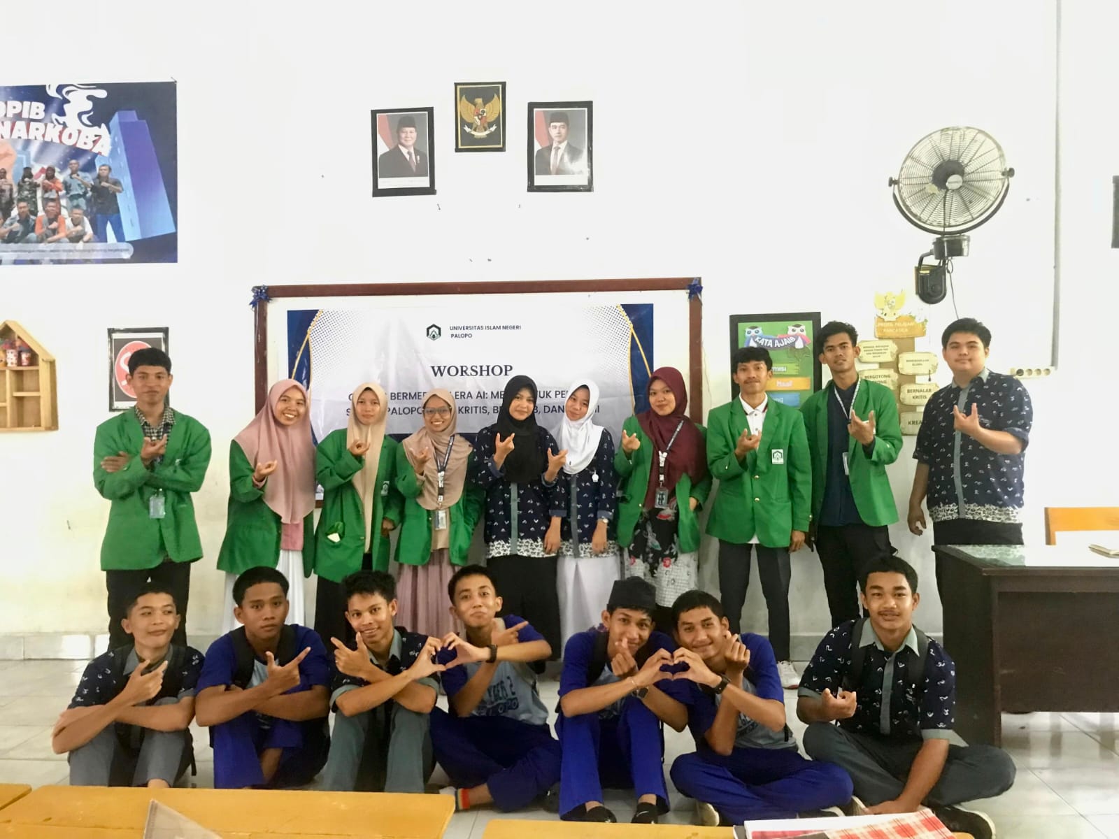 Literasi Digital Berbasis Nilai Islami, Mahasiswa PAI UIN Palopo Gelar Workshop AI