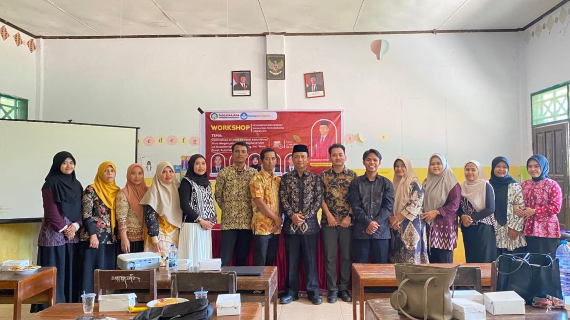 Mahasiswa dan Dosen PAI Pascasarjana UIN Palopo Turun ke Sekolah Bahas AI dalam Pembelajaran