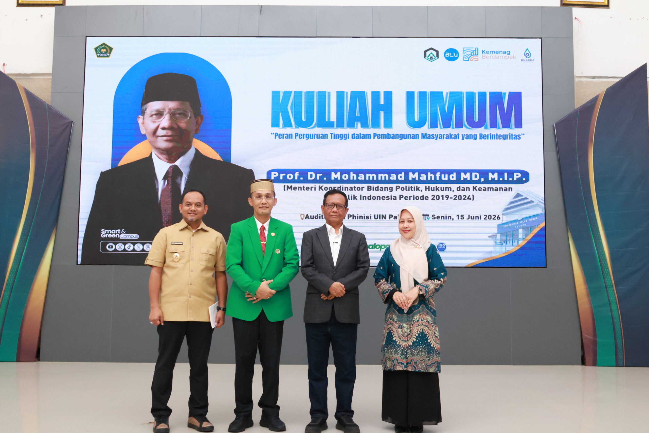 UIN Palopo Hadirkan Prof Mahfud MD, Bahas Peran Kampus dalam Pembangunan Masyarakat Berintegritas