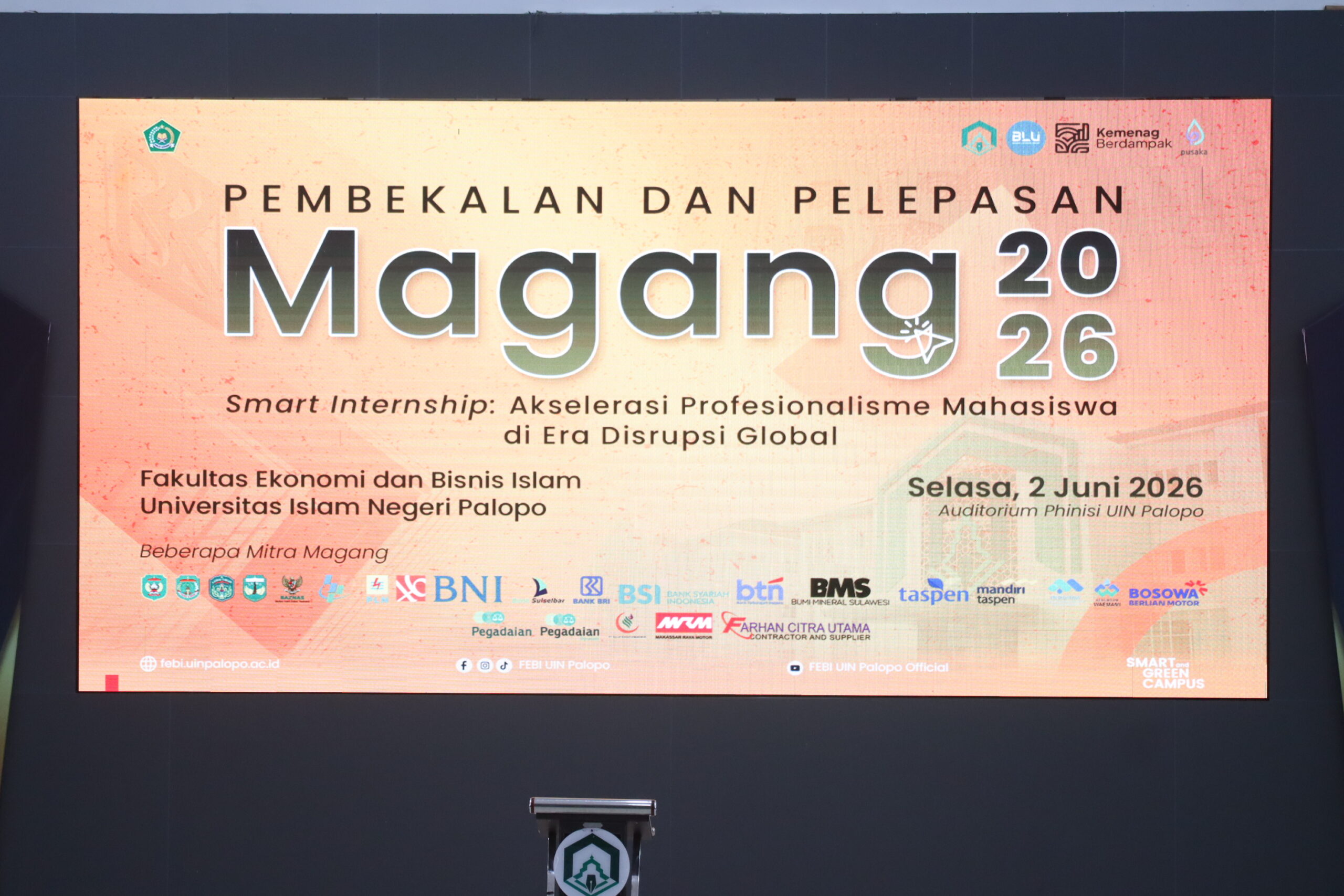 FEBI UIN Palopo Lepas 335 Mahasiswa Magang ke 117 Instansi Mitra, Perkuat Kompetensi Profesional