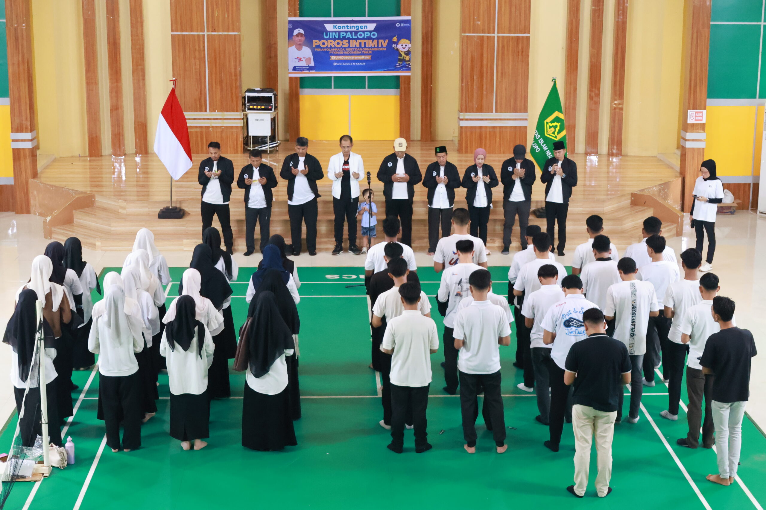 UIN Palopo Lepas Kontingen POROS INTIM IV, Rektor Pesankan Sportivitas dan Kekompakan