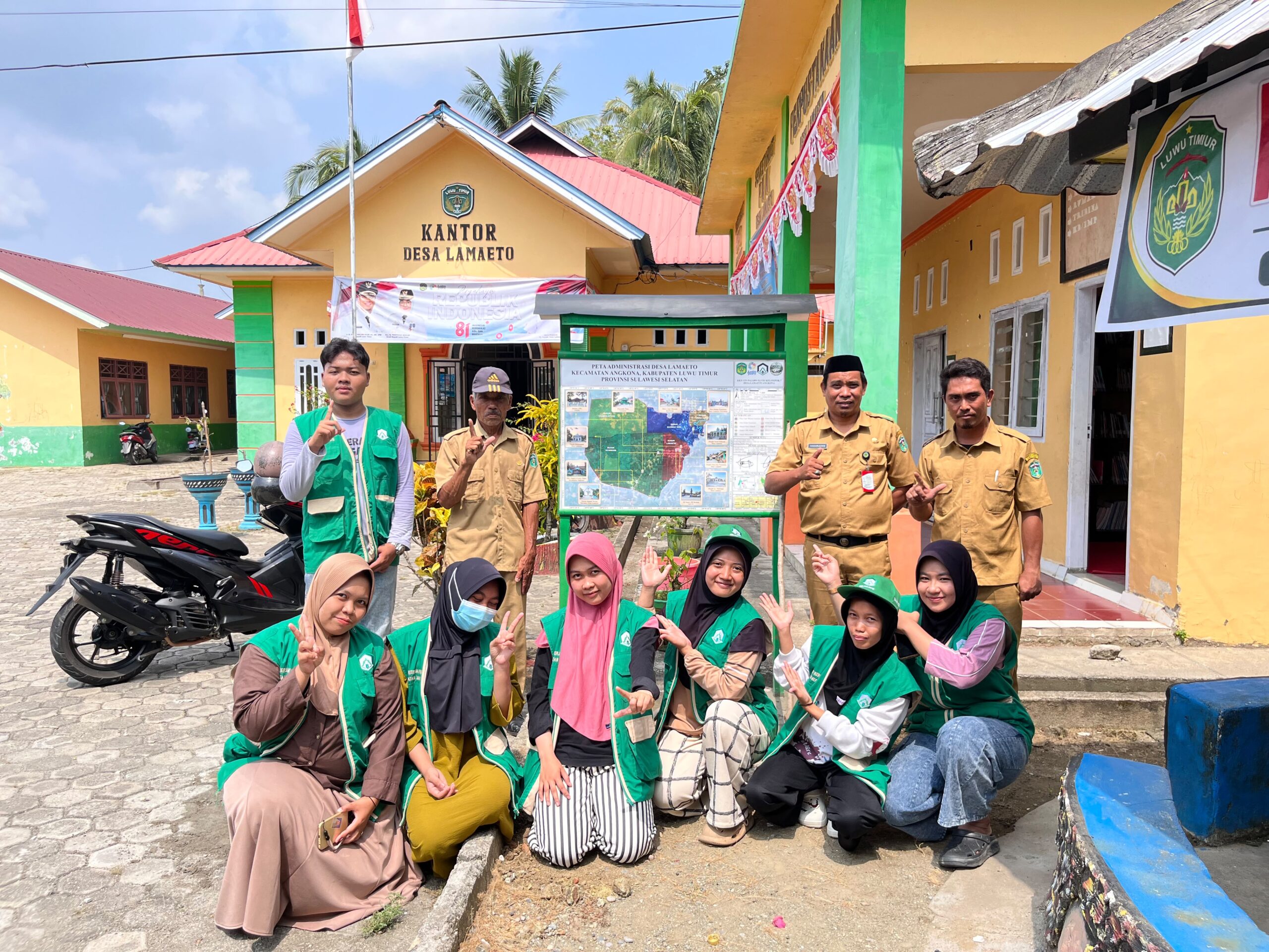 KKN Tematik UIN Palopo Kelompok 77 Tuntaskan Program Pengabdian di Desa Lamaeto