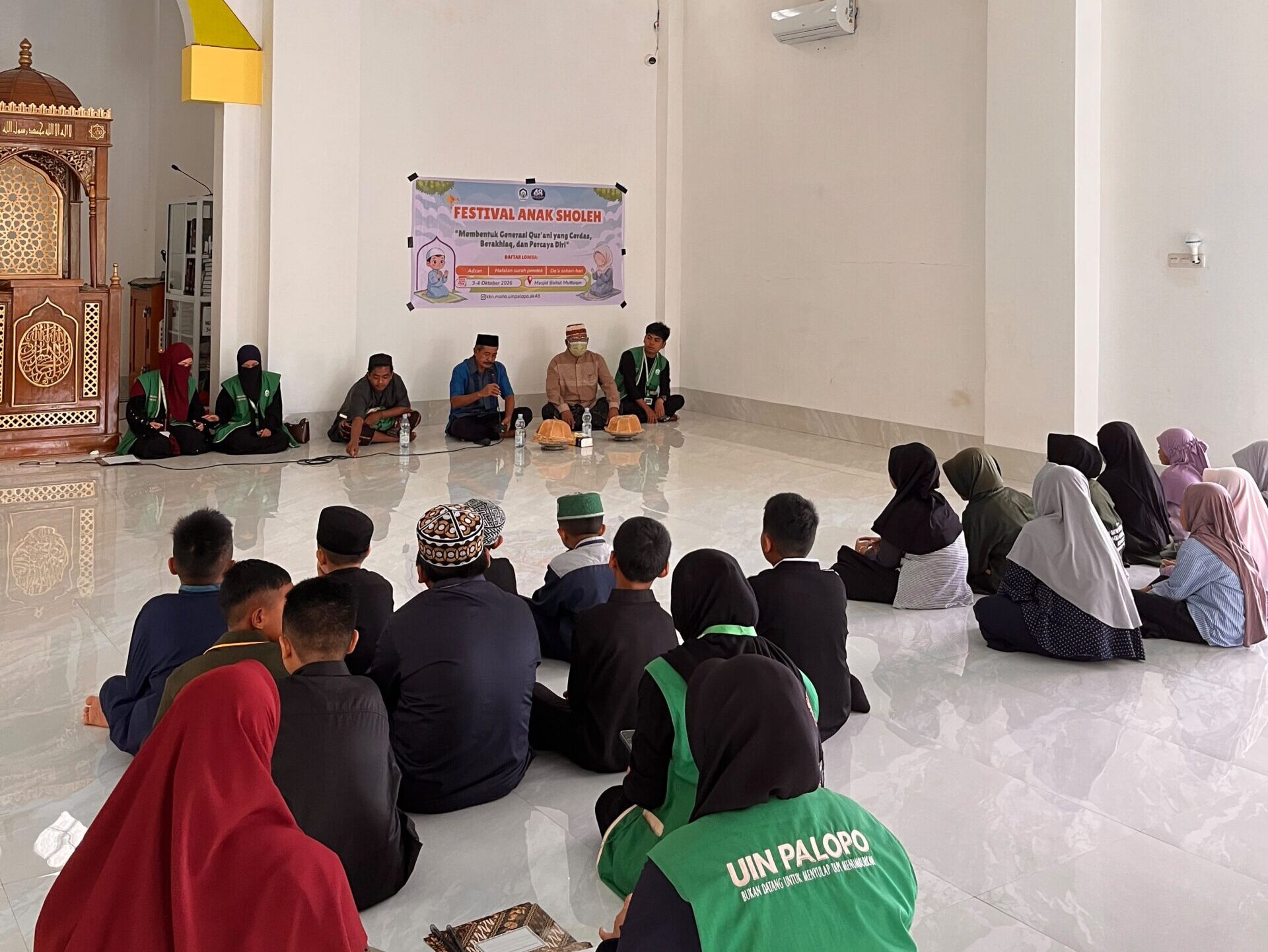 Semarak Festival Anak Sholeh, KKN UIN Palopo Dorong Generasi Qur’ani di Desa Mario