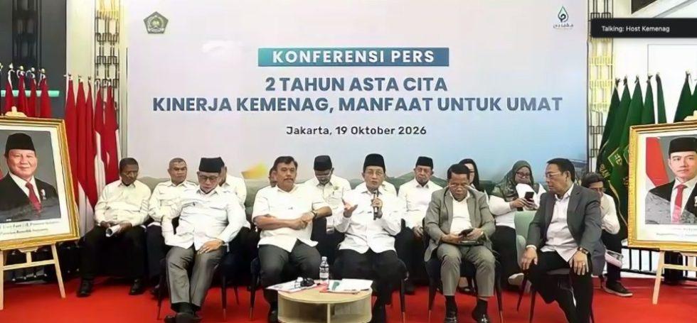 UIN Palopo Ikuti Konpers Dua Tahun Asta Cita Kinerja Kemenag, Fokus Kebijakan Penguatan Layanan Umat